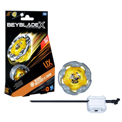 Beyblade X Wand Wizard 5-70DB UX Starter Pack Set with Stamina Type Top and L...