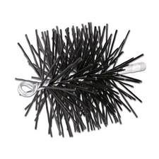 Meeco's Red Devil 6 in. Round Poly Chimney Cleaning Brush Stove Pipe 33140 