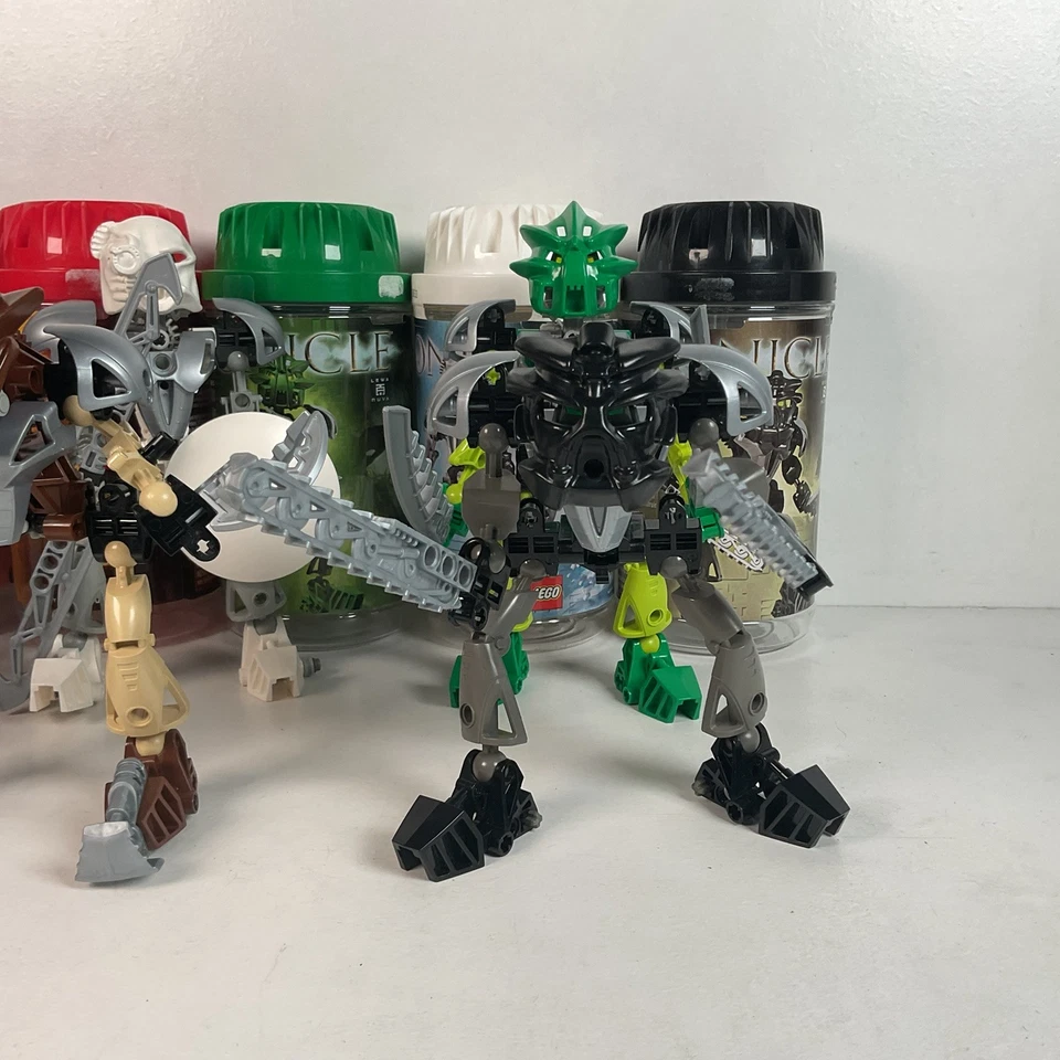 LEGO BIONICLE NUVA LOTE DE 6 CON MANUALES 8566 8567 8568 8570 8571 8572 Foto 3 de 4