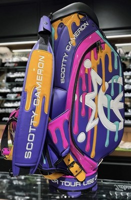 Scotty Cameron Purple Paint Drip Golf Staff Tour Bag - Gallery