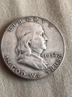 1952 Franklin Half Dollar 50C Silver Coin Circulated Business Strike