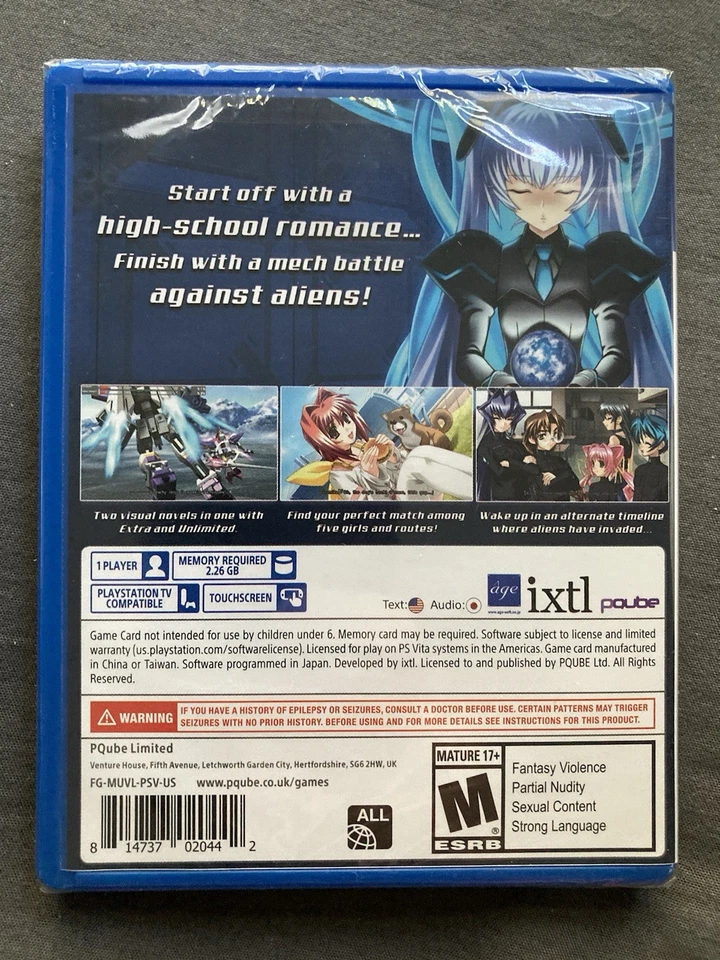 [SEALED, NEW] Muv-Luv - PS Vita (Sony PlayStation Vita) - Image 2 of 4