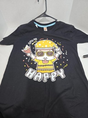 Going To Happy Graphic T Kids M Thai Kawaii Cartoon NWT