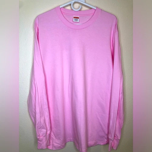T shirt blanc à manches longues Supreme — Medium