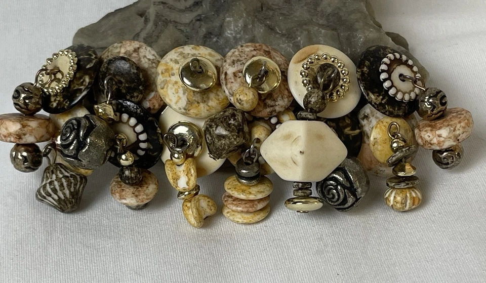 Винтажные заколки заколки с бисером 90-е смешанные коренастые подвески - Изображение 2 из 4