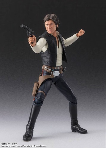 Figura de acción Star Wars A New Hope Han Solo Classic 6 pulgadas S.H.Figuart... - Imagen 6 de 10