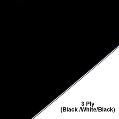 Musiclily 435x290mm Battipenna Materiale Pickguard Lastre Copri Paletta Per Chitarra Basso, 4