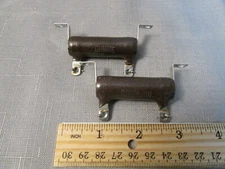 (2) Ohmite No. 0200G 150-ohm Power Resistor With Brackets