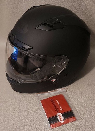 Bell Helmet Qualifier DLX Blackout Solid  Matte XXL Certified DOT Full Face Mask - Picture 8 of 12