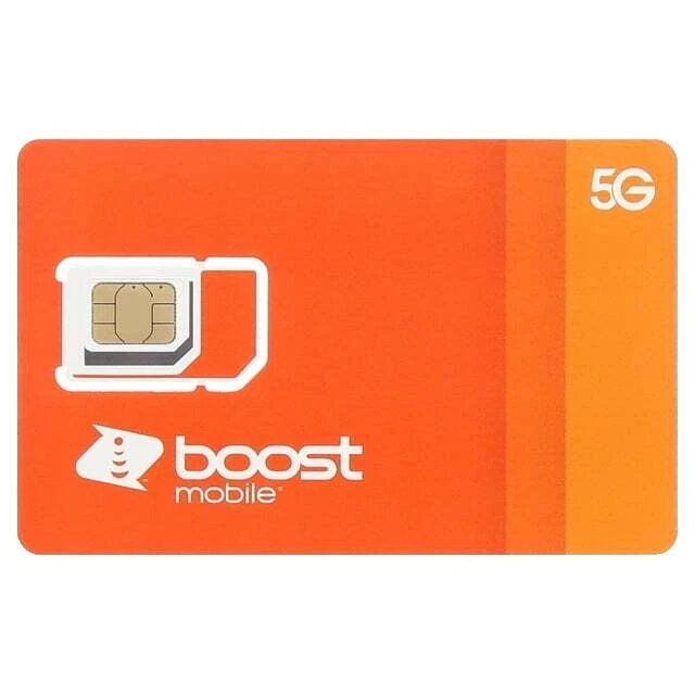 Boost Mobile Prepaid Cell Phone SIM Cards