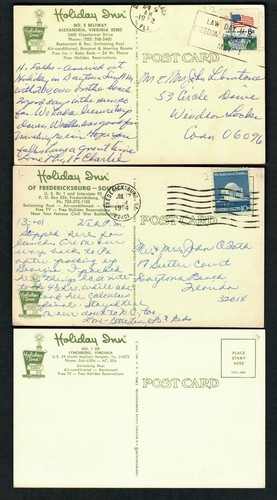 #554 (3) piezas. Auto's Holiday Inn Lynchburg, Alexandria, Fredricksburg Virginia - Imagen 2 de 2
