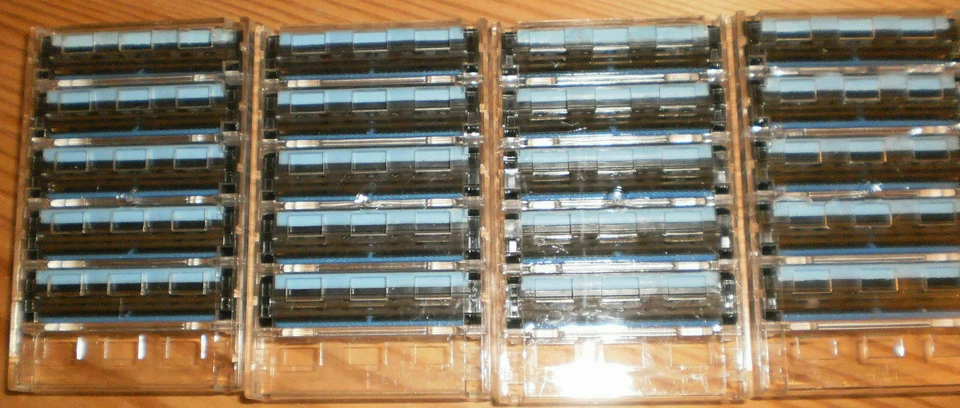 20 PS Tri-Flexxx Rasierklingen , passen auf Gillette Sensor Excel , ohne OVP - Bild 3 von 4