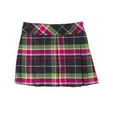 GUC Gymboree Plaid Skort Skirt Size 5 Adjustable Waist Zipper Merry  Bright