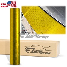 Honeycomb Carbon Fiber Satin Hex Car Vehicle Auto Sticker Decal Vinyl Wrap Sheet