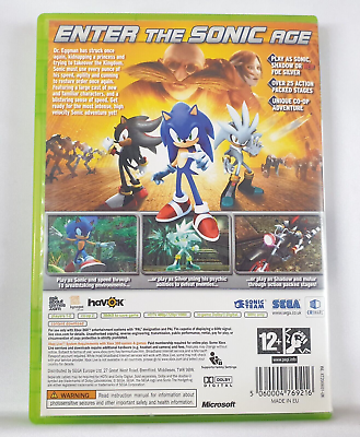 xbox 360 SONIC The HEDGEHOG Game (Works On US Consoles) PAL UK Version