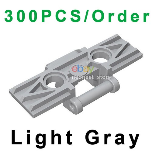 Lote de 500 bloques de construcción de bloques de construcción de pista de banda de rodadura de tanque gris claro conjunto a granel - Imagen 17 de 28