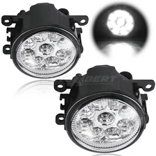 ⭐2*LED Front Bumper Fog Lights Lamp Clear Glass Lens For Ford Explorer 2011-2015