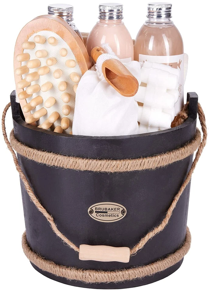 Damen Massage & Körperpflege Set 9-tlg. Wellness Kübel Spa Geschenke für Frauen - Bild 4 von 4