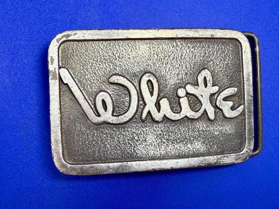White Instruments Inc Austin Texas 25 aniversario Hebilla de cinturón artesanal de metal Indiana Foto 2 de 4