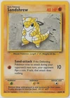 Sandshrew 62/102 Base Set Unlimited 1999 Vintage WotC Pokemon Card