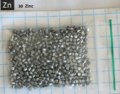 Zink Metall 99,99% 80 Gramm Zinc Metal pellets Element 30