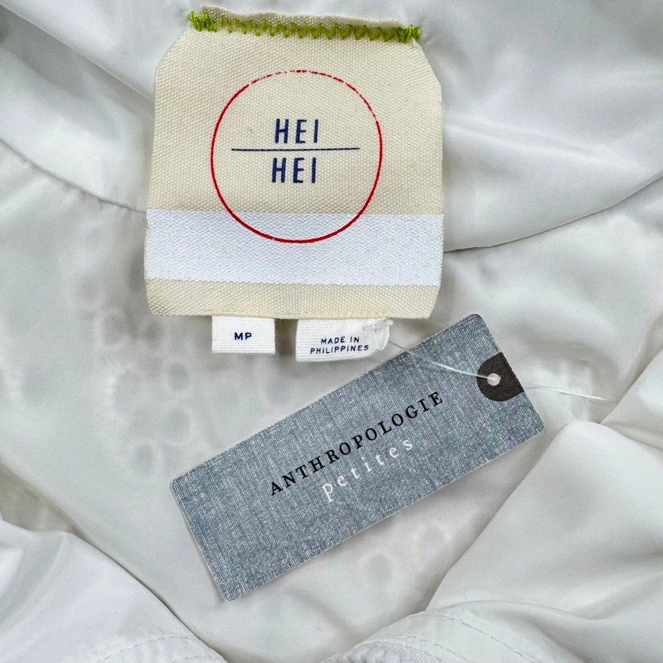 Chaqueta cortavientos Anthropologie Hei Hei con ojales swing para mujer mediana pequeña NUEVA Foto 4 de 4