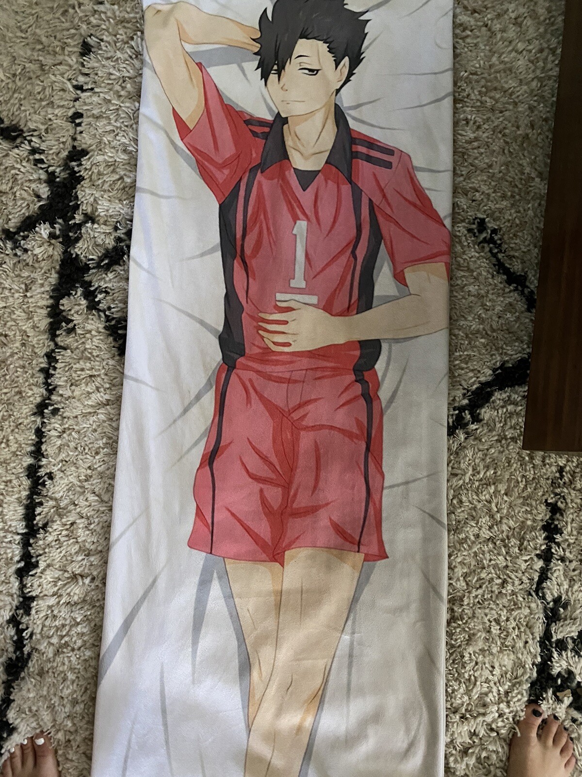 Haikyuu!! Hq Kuroo Tetsurou anime dakimakura Body Pillow Cover eBay
