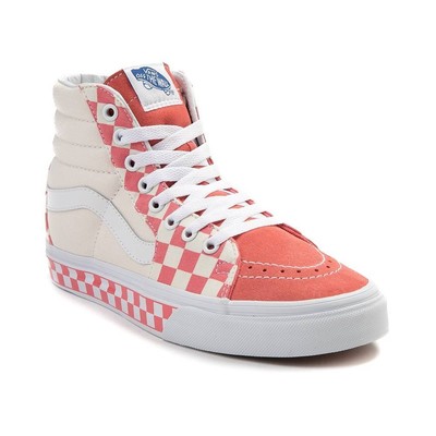 vans sk8 hi full chex skate shoe