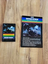 Vintage Imagic Demon Attack Game & Manual