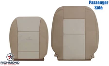 2007-2010 Ford Explorer Sport Trac -Passenger Complete Leather Seat Covers Tan