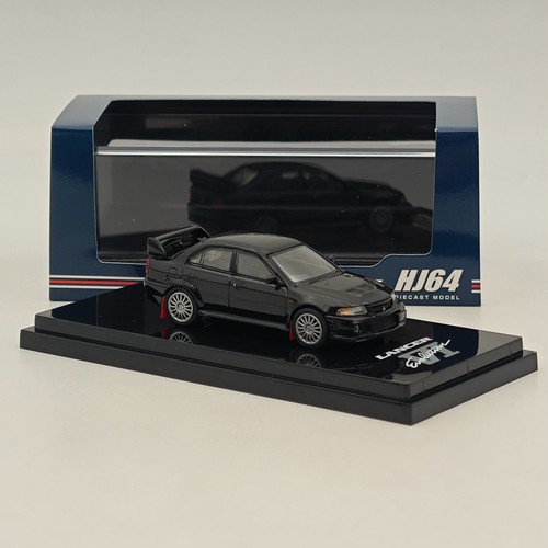 Hobby Japan 1/64 Mitsubishi Lancer GSR Evolution VI (CP9A)1999 Black HJ642033ABK - Picture 3 of 7