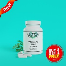 Vitamin K2 MK-7 - 100 mcg , Cardiovascular Health, Brain Health, Bone Health