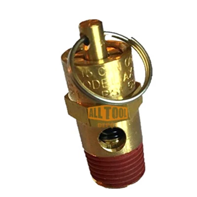 ALL TOOL DEPOT New 1/4" NPT 135 PSI Air Compressor Relief Pressure Safety Valve, Tank Pop Off