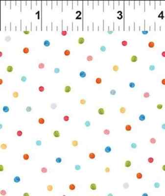 In The Beginning On The Go PRIME COLOR DOTS Fabric Cotton BTHY