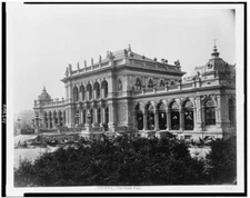 8" x 10" Photo 1860 Vienna. The Stadt Park View of the Kursalon