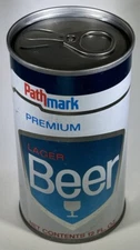 Pathmark Premium Lager Beer 12 Oz EMPTY Flat Top Beer Can