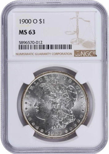 1900-O Morgan Silver Dollar MS63 NGC