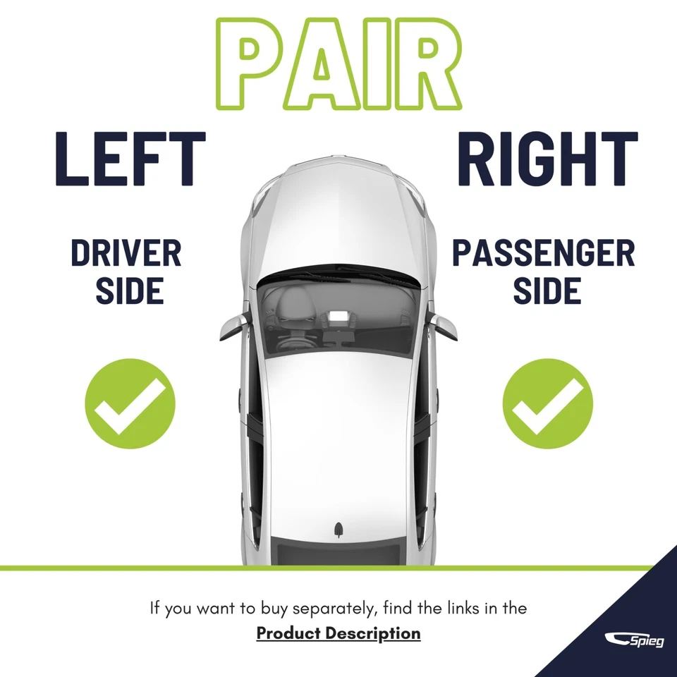 Par de espejos retrovisores laterales para Mercedes Dodge Freightliner Sprinter 2000-2006 eléctrico térmico Foto 2 de 4