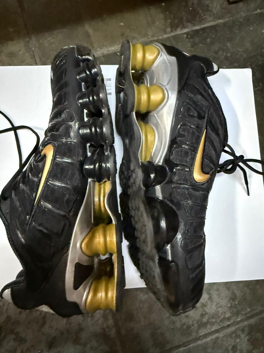 Size 10 - Nike Neymar Jr. x Shox TL Black Gold for sale Size 10 - Nike Neymar Jr. x Shox TL Black Gold for sale
