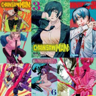 Manga Chainsaw Man Comic Volume 1-6 English Version EXPRESS