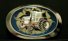 Case 1194 3294 2594 1594 1294 1370 1175 2294 Tractor Blue Cloisonne Belt Buckle