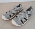 KEEN MOXIE HIKING/OUTDOOR/SPORT SANDALS/SHOES, YOUTH/GIRLS SZ 5, SILVER