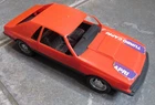 Vintage 1980's Testor Toys Red Mercury Turbo Capri Red Series No 1000 Toy Car