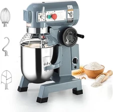 Commercial Food Mixer  1250W Heavy Duty Dough Food Mixer 3 Speeds Adjustable