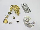 Vintage Brooches Lot Pins Pendant Girl Scout JUNK Costume Jewelry