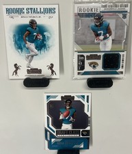 3 Cards 2024 Brian Thomas Jr Contenders RC Patch Stallions Draft Class