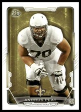 2015 Bowman #17 Andrus Peat RC Rookies New Orleans Saints NM+
