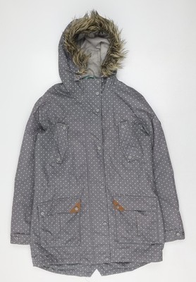 Parka Mantel Damen UK Größe L Surfanic Grau
