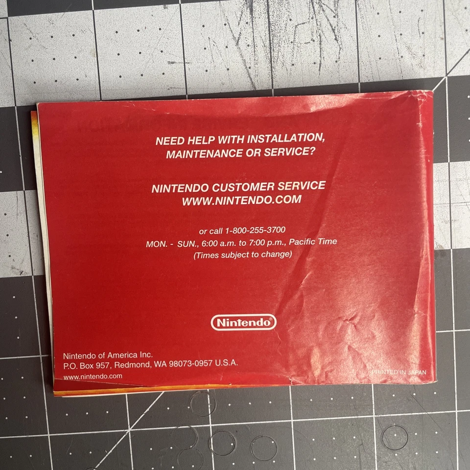 Pokemon Fire Red Version Game Boy Advance Instruction Booklet Manual ONLY - Image 2 of 4