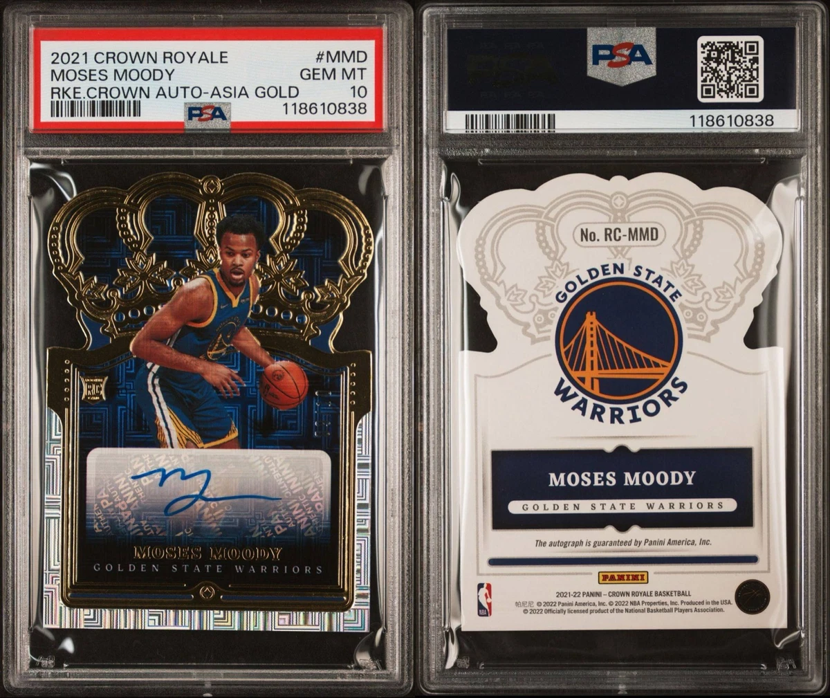 2021-22 Panini Crown Royale - Moses Moody #RC-MMD for sale | eBay